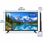 Load image into Gallery viewer, Samsung 43-Inch F6000F Full HD Smart LED TV (2025) – HDR, PurColor, Tizen OS, OTS Lite, Adaptive Sound, Wi-Fi, Black (UA43F6000F) - Teq Souq