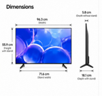 Load image into Gallery viewer, Samsung 43-Inch U8000H Crystal UHD 4K Vision AI Smart LED TV (2026) – Crystal Processor 4K, PurColor, HDR10+, Tizen OS, MetalStream Design, Black - Teq Souq