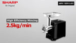 Load image into Gallery viewer, SHARP 2200W 3 Disc Meat Mincer/Grinder/Sausage/Kebab Maker EG-PL41-K3 - Teq Souq