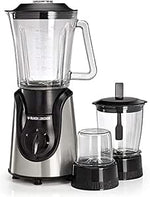 Load image into Gallery viewer, BLACK+DECKER 600W 1.5L Glass Blender with 2 Mills BX600G-B5 - Teq Souq