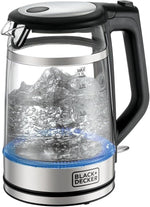 Load image into Gallery viewer, BLACK+DECKER 2200W Glass Kettle Double Wall GK220-B5