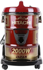 Load image into Gallery viewer, Hitachi 2000W 18L Drum Vacuum Cleaner Red & Gold CV950F - Teq Souq