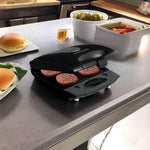 Load image into Gallery viewer, BLACK+DECKER 1400W Sandwich Maker 4 Slot Interchangable And Grill TS4080-B5