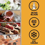 Load image into Gallery viewer, KENWOOD 400W Chopper CHP40.000BK - Teq Souq