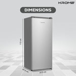 Load image into Gallery viewer, Krome 120L Single Door Refrigerator KR-RDC120H - Teq Souq