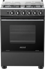 Load image into Gallery viewer, AKAI 60x60 4 Burners Gas Cooker CRMA-M66BCFS