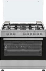 Load image into Gallery viewer, INDESIT 90x60 5 Burners Gas Cooker IM9GC6KCX/MEA