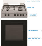 Load image into Gallery viewer, AKAI 60x55 4 Burners Gas Cooker CRMA-66SC