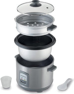 Load image into Gallery viewer, KENWOOD 1.8L Rice Cooker with Food Steamer Basket RCM45.000SS