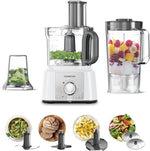 Load image into Gallery viewer, KENWOOD 1000W Food Processor With 3L Bowl, 2 Stainless Steel Disks, Blender, Grinder Mill, Whisk, Dough Maker FDP65.400WH