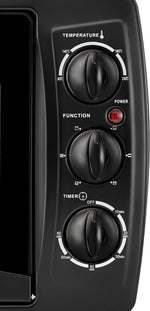 Load image into Gallery viewer, BLACK+DECKER 19L Double Glass Electric Oven TRO19RDG-B5