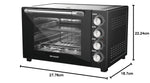 Load image into Gallery viewer, SHARP 60L Double Glass Electric Oven with Rotisserie & Convection EO-60NK-3 - Teq Souq