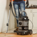 Load image into Gallery viewer, BLACK+DECKER 2000W 20L Drum Vacuum Cleaner BV2000-B5 - Teq Souq