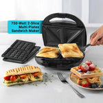 Load image into Gallery viewer, BLACK+DECKER 2 Slice Sandwich Maker with Grill TS2080-B5
