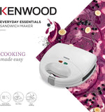Load image into Gallery viewer, KENWOOD 2 In 1 Sandwich And Grill/Griddle,Dual Plate Press For Toasties SMP01.A0WH