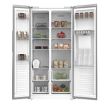 Load image into Gallery viewer, Krome 600L Side by Side Refrigerator with Water Dispenser KR-SBS600WM - Teq Souq