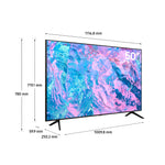 Load image into Gallery viewer, SAMSUNG 50" 4K UHD Smart Television UA50CU7000UXZN