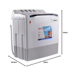 Load image into Gallery viewer, AKAI 10kg Twin-Tub Semi-Automatic Washing Machine WMMA-X010TT