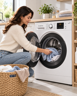 Load image into Gallery viewer, Ariston NS703UWGCC 7KG Front Load Washing Machine – 1000 RPM, 12 Wash Programs, Rapid 30-Minute Wash, White