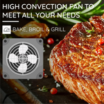 Load image into Gallery viewer, Ariston 90x60 cm Convection Oven Gas Cooking Range-5 Burners with 1 Triple Crown Sabaf AM9GC6KCX/MEA