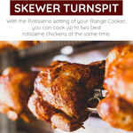 Load image into Gallery viewer, Ariston 90x60 cm Convection Oven Gas Cooking Range-5 Burners with 1 Triple Crown Sabaf AM9GC6KCX/MEA