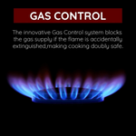 Load image into Gallery viewer, Ariston 90x60 cm Convection Oven Gas Cooking Range-5 Burners with 1 Triple Crown Sabaf AM9GC6KCX/MEA