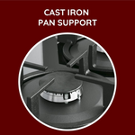 Load image into Gallery viewer, Ariston 90x60 cm Convection Oven Gas Cooking Range-5 Burners with 1 Triple Crown Sabaf AM9GC6KCX/MEA