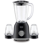 Load image into Gallery viewer, BLACK & DECKER 400W 1.5L Blender + 2 Mills BX365-B5