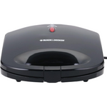 Load image into Gallery viewer, BLACK & DECKER 600W 2 Slice Sandwich Maker TS1000-B5