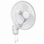 Load image into Gallery viewer, Havells FOWSBWHT16021 Standard 16-Inch Wall Fan – 50W Copper Motor, 3 Blades, 3 Speeds, Pull Cord Control, White - Teq Souq
