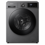 Load image into Gallery viewer, Hisense WFPV8012EMT 8KG Front Load Washing Machine, 1200 RPM, Quick Wash, Allergy Steam Care, Titanium Grey