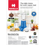 Load image into Gallery viewer, Havells 900W mixer grinder MAXX grind explus
