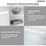 Load image into Gallery viewer, Hitachi 240L Top Mount Double Door Refrigerator HRTN5255MFXAE