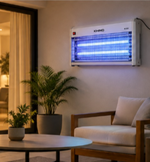 Load image into Gallery viewer, KHIND IK220 55W Electric Insect Killer – Dual 20W UV Tubes, 45m² Coverage, 4000V Grid, Heavy-Duty Bug Zapper, White