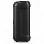 Load image into Gallery viewer, JVC XS-N4213PB Portable Bluetooth Party Speaker, Dual 6.5 Inch, 60W, 1200W PMPO, RGB LED Lights, Karaoke, Black