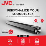 Load image into Gallery viewer, JVC 30W 2.1ch Soundbar THN-322