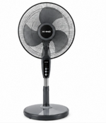 Load image into Gallery viewer, KHIND SF1663G 16-Inch Convertible Stand Fan, 5 Blades, 3 Speeds, 50W, Adjustable Height, Black