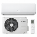 Load image into Gallery viewer, Krome KR-AR24MT3 2 Ton Split Air Conditioner – 24,000 BTU, Rotary Compressor, Turbo Cooling, R410A, White