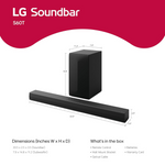 Load image into Gallery viewer, LG 340W 3.1 Ch Soundbar S60T