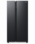 Load image into Gallery viewer, Samsung RS70F65Q1F 655L Bespoke AI Side-by-Side Refrigerator – SpaceMax, AI Energy Mode, No Frost, Black Doi