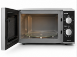 Load image into Gallery viewer, Sharp R20MT(S) 20L Digital Solo Microwave Oven – 800W, 11 Power Levels, 6 Auto Cook Menus, Mirror Finish, Silver