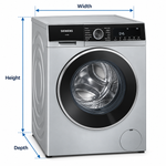 Load image into Gallery viewer, Siemens WM14U280GC iQ300 8KG Front Load Washing Machine, 1400 RPM, iQdrive, varioSpeed, White