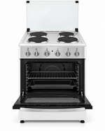 Load image into Gallery viewer, Super General SGC6041 60x60cm Freestanding Electric Cooking Range, 4 Hot Plates, Electric Oven, White
