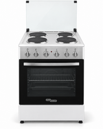 Load image into Gallery viewer, Super General SGC6041 60x60cm Freestanding Electric Cooking Range, 4 Hot Plates, Electric Oven, White