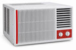 Load image into Gallery viewer, TCL 1.5 Ton Window Air Conditioner, 18000 BTU, Rotary Compressor, T3 Tropical Cooling, R410A Refrigerant & Golden Fin – White/Red | TAC-18CWA-LTA - Teq Souq