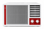 Load image into Gallery viewer, TCL 1.5 Ton Window Air Conditioner, 18000 BTU, Rotary Compressor, T3 Tropical Cooling, R410A Refrigerant & Golden Fin – White/Red | TAC-18CWA-LTA - Teq Souq