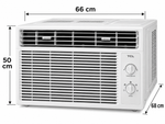 Load image into Gallery viewer, TCL 1.5 Ton Window Air Conditioner, 18000 BTU, Rotary Compressor, T3 Tropical Cooling, R410A Refrigerant & Golden Fin – White | TAC-18CWA-LTA - Teq Souq