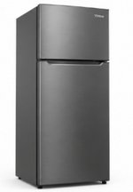 Load image into Gallery viewer, TERIM 470L Gross / 338L Net Top Mount Double Door Refrigerator with No Frost & Inverter Compressor – Silver | TERR470SS - Teq Souq