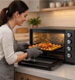 Load image into Gallery viewer, TOSHIBA 40L 1800W Electric Toaster Oven with Convection, Rotisserie & Double Glass Door – Grey | TL-MC40EZF(GR) - Teq Souq