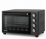 Load image into Gallery viewer, TOSHIBA 40L 1800W Electric Toaster Oven with Convection, Rotisserie & Double Glass Door – Grey | TL-MC40EZF(GR) - Teq Souq
